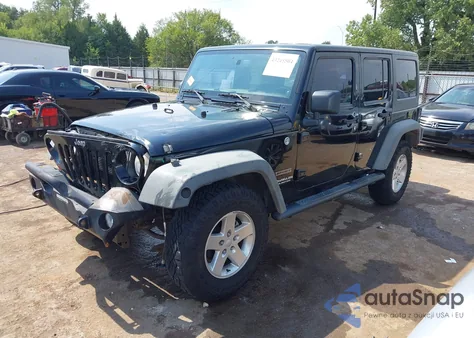 2013 Jeep Wrangler Unlimited Sport z USA, uszkodzony, nr VIN 1C4BJWDG1DL577527